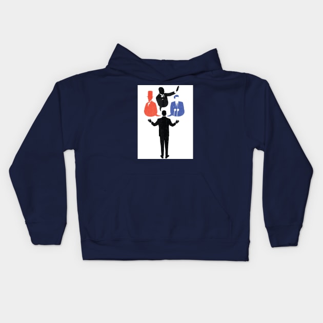 President Speech Kids Hoodie by Neil Webb | Illustrator